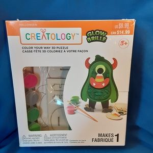 5/$25. CREATOLOGY COLOR YOUR WAY 3D PUZZLE